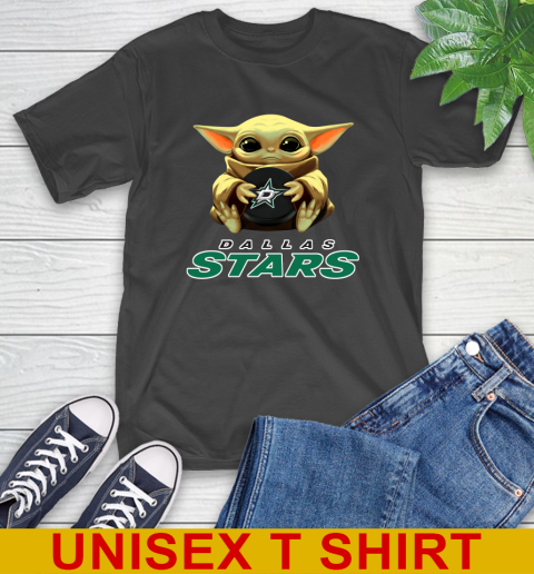 NHL Hockey Dallas Stars Star Wars Baby Yoda Shirt 2