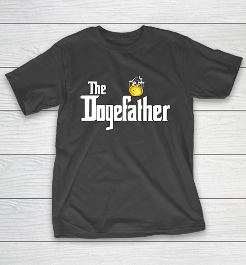 The Dogefather Funny Doge Cryptocurrency Meme Dogecoin T-Shirt