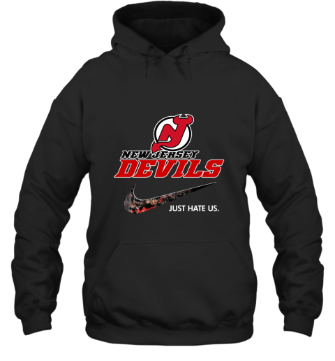 NHL Team New Jersey Devils x Nike Just Hate Us Hockey Hoodie