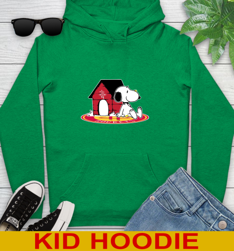 NBA Basketball Houston Rockets Snoopy The Peanuts Movie Shirt Youth Hoodie 8