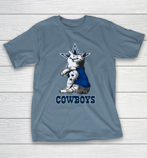 NFL Football My Cat Loves Dallas Cowboys T-Shirt 6