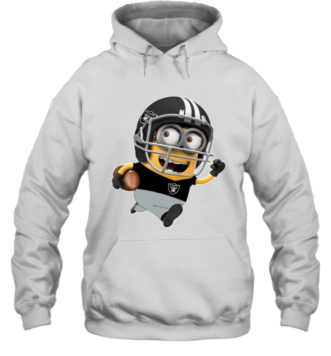NFL Oakland Raiders Minions Disney Football Sports 36KojwK8MIr hoodie 23 95 151514 front white
