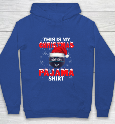 Charlotte Hornets This Is My Christmas Pajama Shirt NBA Youth Hoodie 6