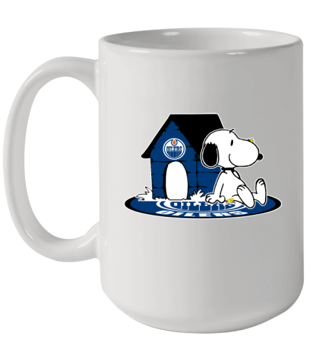 NHL Hockey Edmonton Oilers Snoopy The Peanuts Movie Shirt Ceramic Mug 15oz