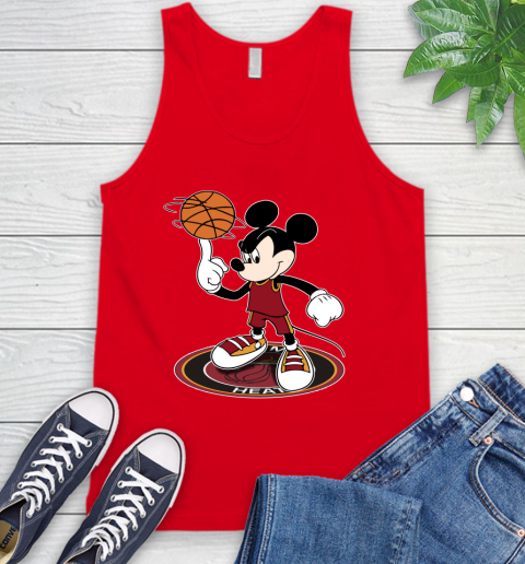 NBA Basketball Miami Heat Cheerful Mickey Disney Shirt Tank Top 6
