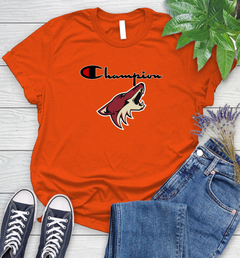 NHL Hockey Arizona Coyotes Champion Shirt Women's T-Shirt 2