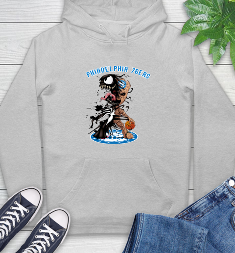 NBA Philadelphia 76ers Basketball Venom Groot Guardians Of The Galaxy Hoodie 7 NBA Philadelphia 76ers Basketball Venom Groot Guardians Of The Galaxy Hoodie - Image 7