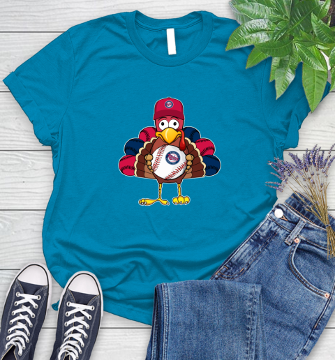 Minnesota Twins Turkey thanksgiving Women's T-Shirt 7