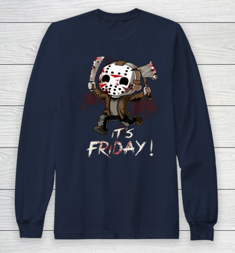 Funny Friday 13th Jason Funny Halloween Horror Long Sleeve T-Shirt 2