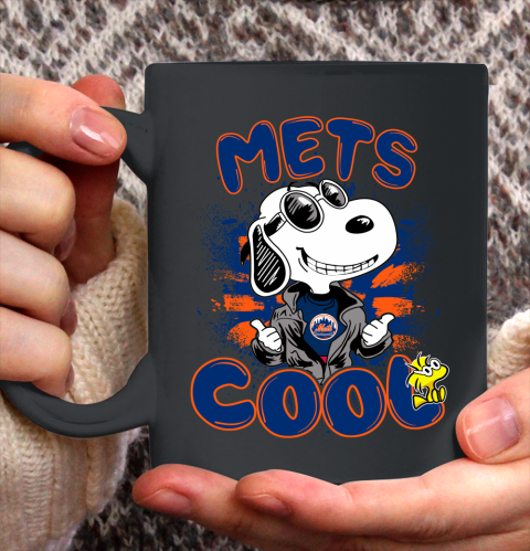 MLB Baseball New York Mets Cool Snoopy Shirt Ceramic Mug 15oz