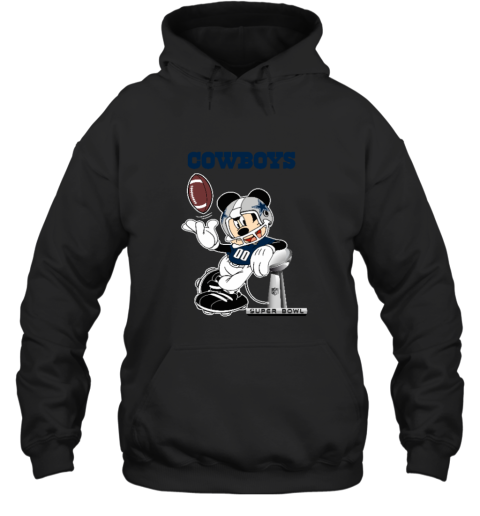 Mickey mouse this girl loves her Dallas Cowboys and Disney shirt