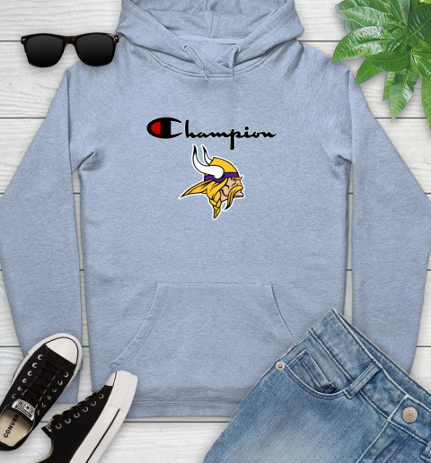 NFL Football Minnesota Vikings Champion Shirt Youth Hoodie 7