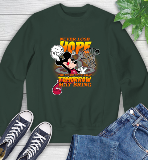 Houston Rockets NBA Basketball Mickey Disney Never Lose Hope Sweatshirt 12