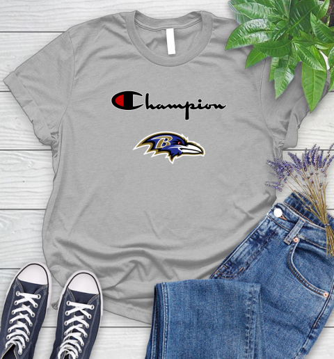 NFL Football Baltimore Ravens Champion Shirt Women's T-Shirt 3
