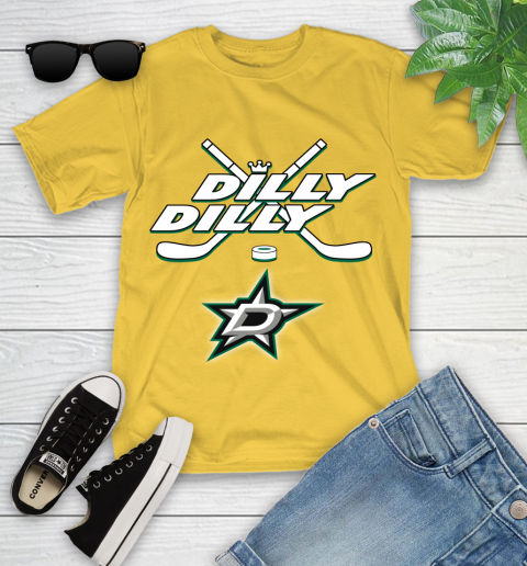 NHL Dallas Stars Dilly Dilly Hockey Sports Youth T-Shirt 8