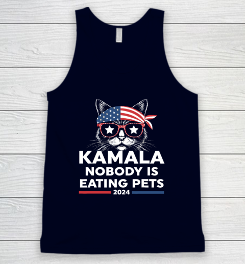 Harris Walz 2024  Nobody Is Eating Pets Tank Top 2