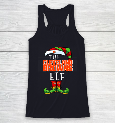 Cleveland Browns Christmas ELF Funny NFL Racerback Tank 7