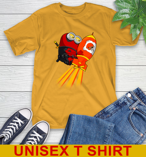 NFL Football Cleveland Browns Deadpool Minion Marvel Shirt T-Shirt 2
