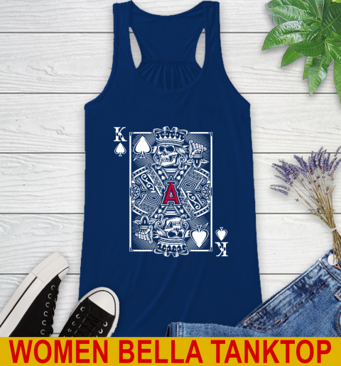 Los Angeles Angels MLB Baseball The King Of Spades Death Cards Shirt Racerback Tank 7