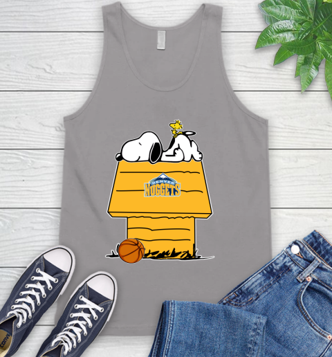 Denver Nuggets NBA Basketball Snoopy Woodstock The Peanuts Movie Tank Top 4