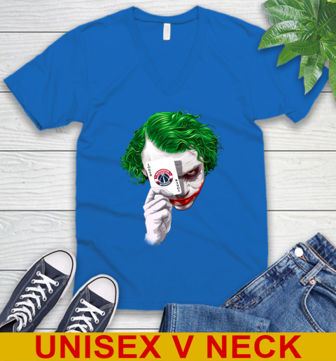 Washington Wizards NBA Basketball Joker Card Shirt V-Neck T-Shirt 5