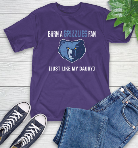 NBA Memphis Grizzlies Loyal Fan Just Like My Daddy Basketball Shirt T-Shirt 5