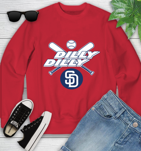 MLB San Diego Padres Dilly Dilly Baseball Sports Youth Sweatshirt 9