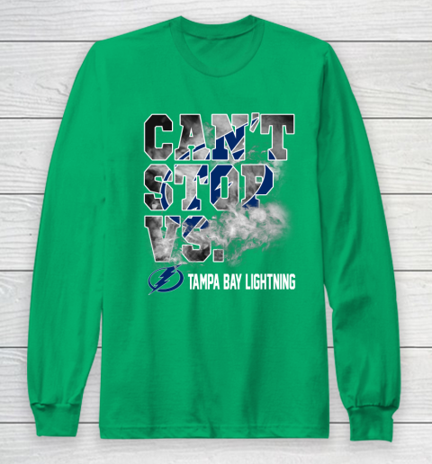 NHL Tampa Bay Lightning Hockey Can't Stop Vs Long Sleeve T-Shirt 4