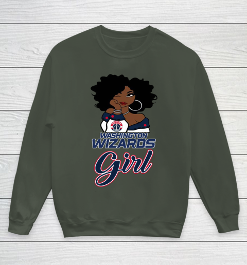 Washington Wizards Girl NBA Youth Sweatshirt 10