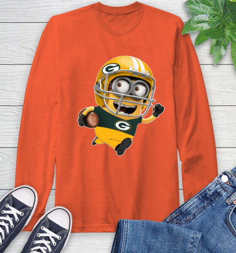 NFL Green Bay Packers Minions Disney Football Sports Long Sleeve T-Shirt 5