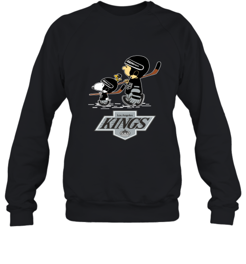 Let's Play Los Angeles Kings Ice Hockey Snoopy NHL Sweatshirt