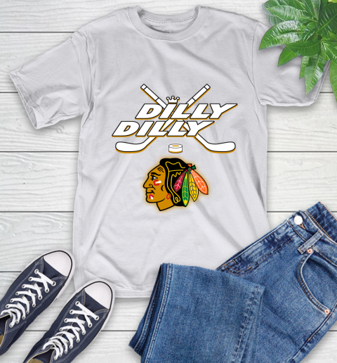 NHL Chicago Blackhawks Dilly Dilly Hockey Sports T-Shirt 12