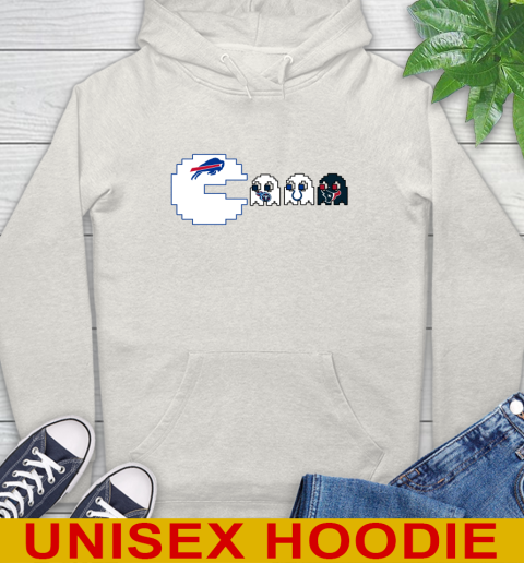 Buffalo Bills NFL Football Pac Man Champion Hoodie 12