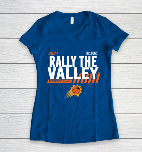 Rally The Valley Phoenixes Suns Women's V-Neck T-Shirt 7