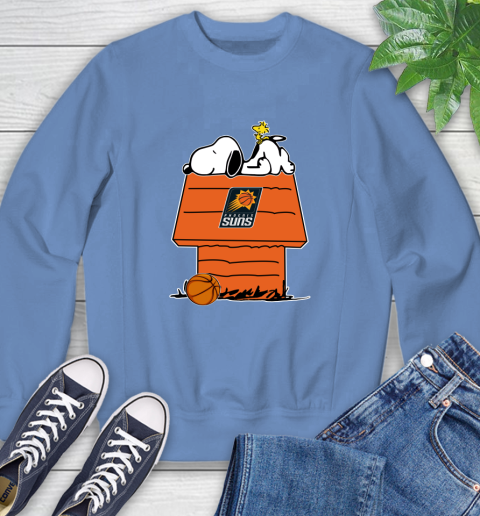 Phoenix Suns NBA Basketball Snoopy Woodstock The Peanuts Movie Sweatshirt 11