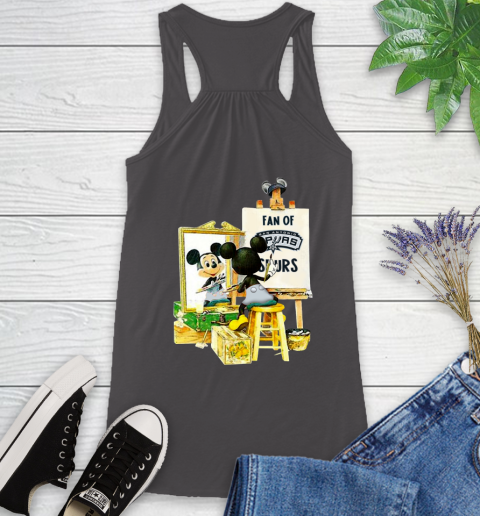 NBA Basketball San Antonio Spurs Mickey Drawing Shirt 45