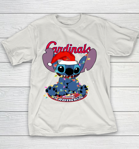 St.Louis Cardinals MLB noel stitch Baseball Christmas Youth T-Shirt 8