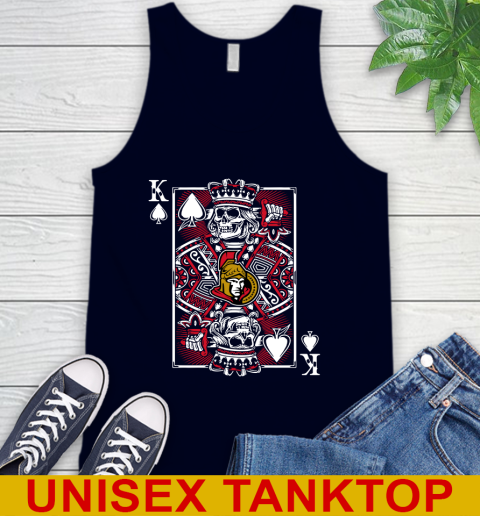 Ottawa Senators NHL Hockey The King Of Spades Death Cards Shirt Tank Top 2