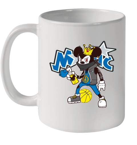 Orlando Magic NBA Basketball Mickey Peace Sign Sports Ceramic Mug 11oz