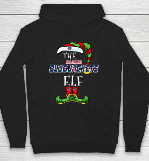 Columbus Blue Jackets Christmas ELF Funny NHL Hoodie