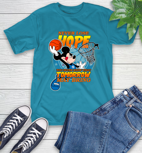 Philadelphia 76ers NBA Basketball Mickey Disney Never Lose Hope T-Shirt 9