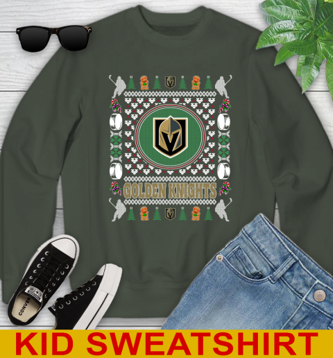Vegas Golden Knights Merry Christmas NHL Hockey Loyal Fan Youth Sweatshirt 8