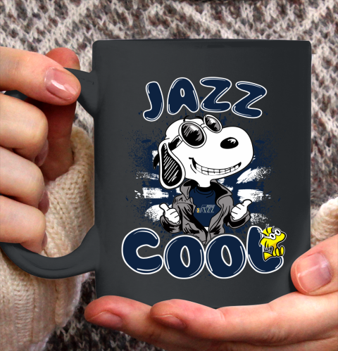 NBA Basketball Utah Jazz Cool Snoopy Shirt Ceramic Mug 15oz