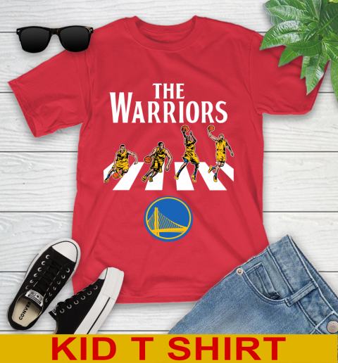 NBA Basketball Golden State Warriors The Beatles Rock Band Shirt Youth T-Shirt 11
