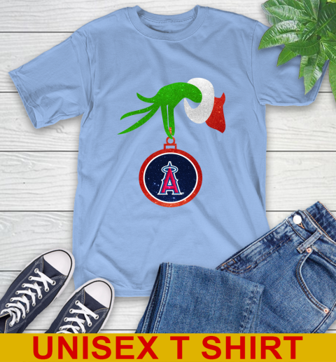 Los Angeles Angels Grinch Merry Christmas MLB Baseball T-Shirt 11