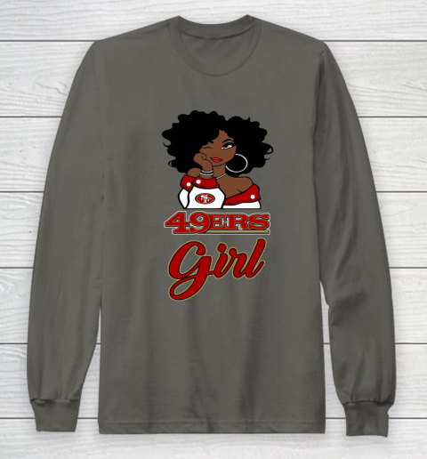 San Francisco 49ers Girl NFL Long Sleeve T-Shirt 8