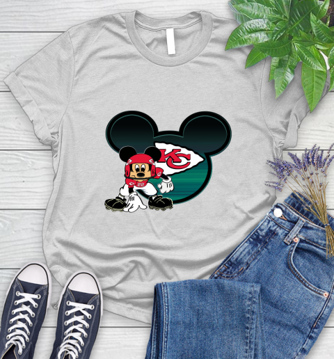 NFL Kansas City Chiefs Mickey Mouse Disney Football T Shirt Women's T-Shirt