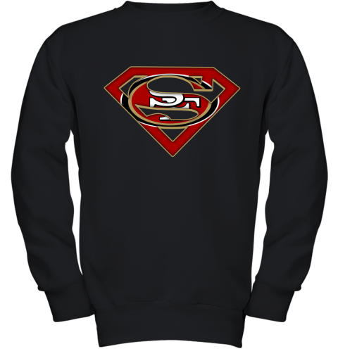 We Are Undefeatable The San Francisco 59ers x Superman NFL Youth Sweatshirt