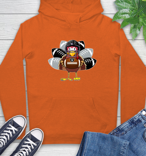 Oakland Raiders Turkey Thanksgiving Day Hoodie 5