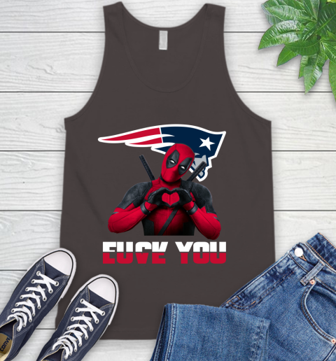 NHL New England Patriots Deadpool Love You Fuck You Football Sports Tank Top 6